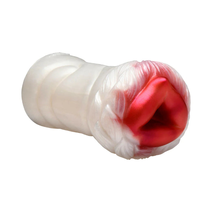 Creature Cocks Snow She-Wolf Squishy Silicone Wolf Fantasy Shaped Textured Creature Stroker With Removable Fur