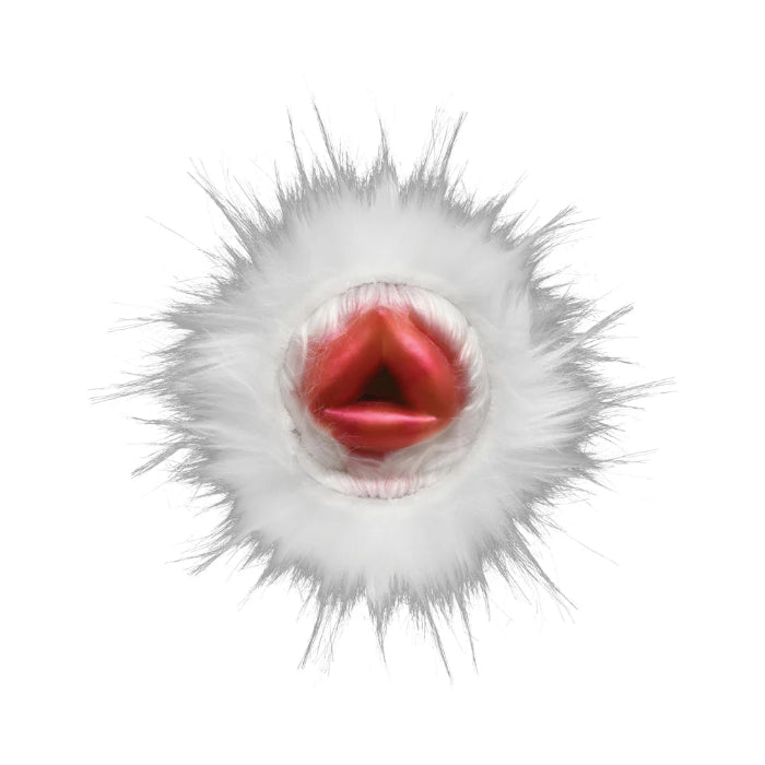 Creature Cocks Snow She-Wolf Squishy Silicone Wolf Fantasy Shaped Textured Creature Stroker With Removable Fur