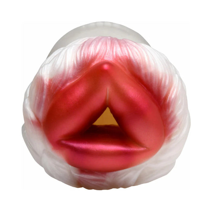 Creature Cocks Snow She-Wolf Squishy Silicone Wolf Fantasy Shaped Textured Creature Stroker With Removable Fur