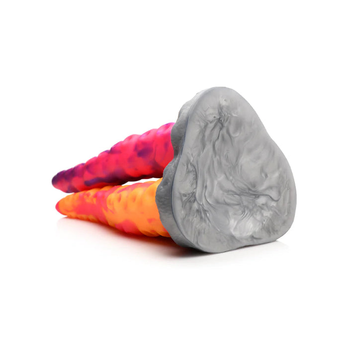 Creature Cocks Tentacle Trio Textured Fantasy Shaped Flexible Triple Silicone Dildo With Suction Cup