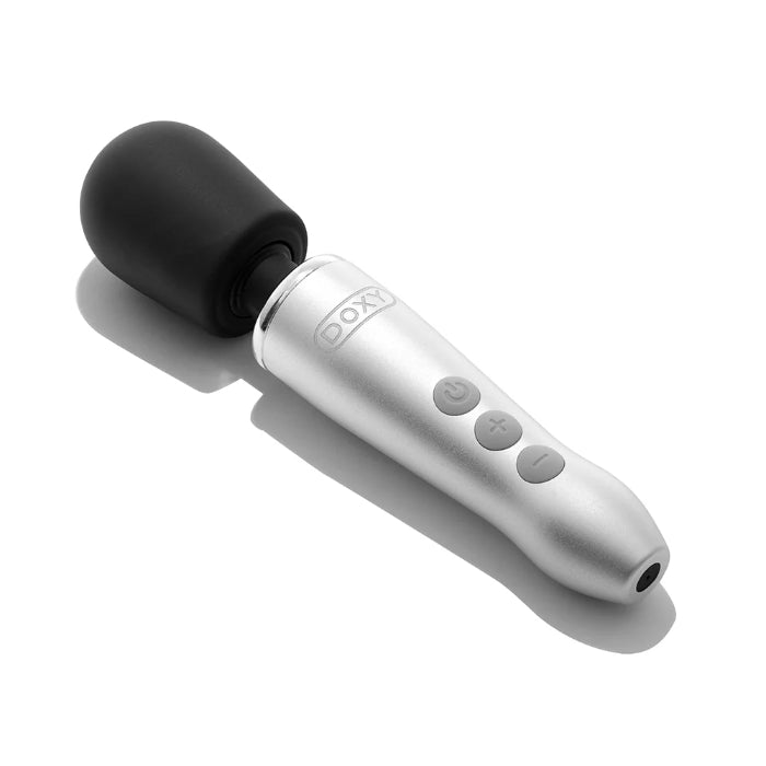 Doxy Go Travel-Sized Rechargeable Rumbly Powerful Wand Massager