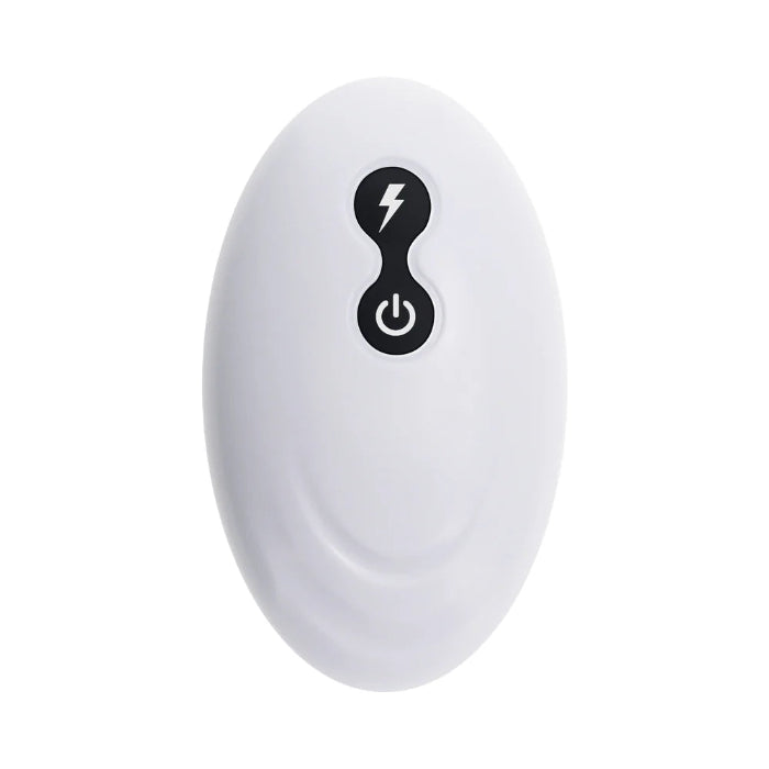 Evolved Mythical Multi Girthy Rechargeable Vibrating Remote Control Pastel Harnessable Silicone Dildo With Suction Cup