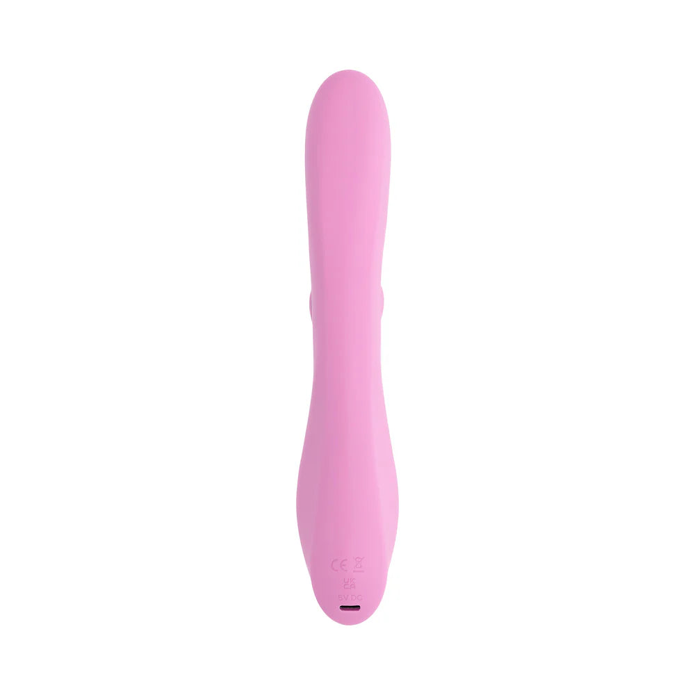 Evolved Push the Button Curved Rabbit Vibrator