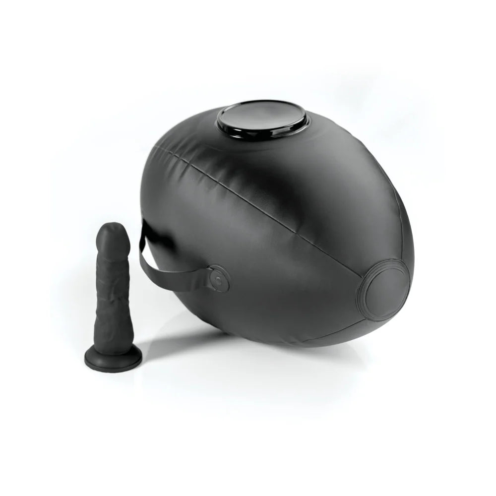 Fetish Fantasy Series Body Dock Inflatable Love Ball With Dock For Suction Cup Toys With Silicone Dildo Included
