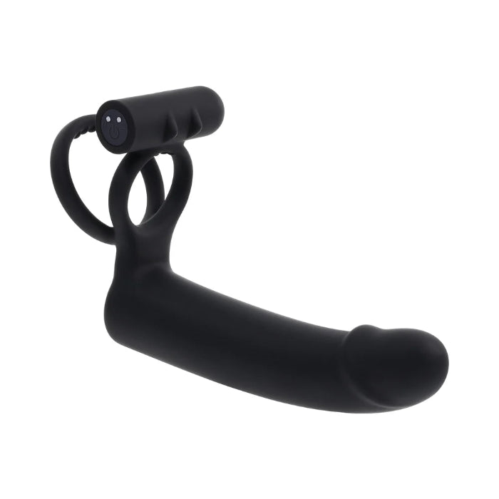 Gender X Full Swing Remote Controlled Double Penetrator Vibrating Ring And Silicone Anal Stimulator