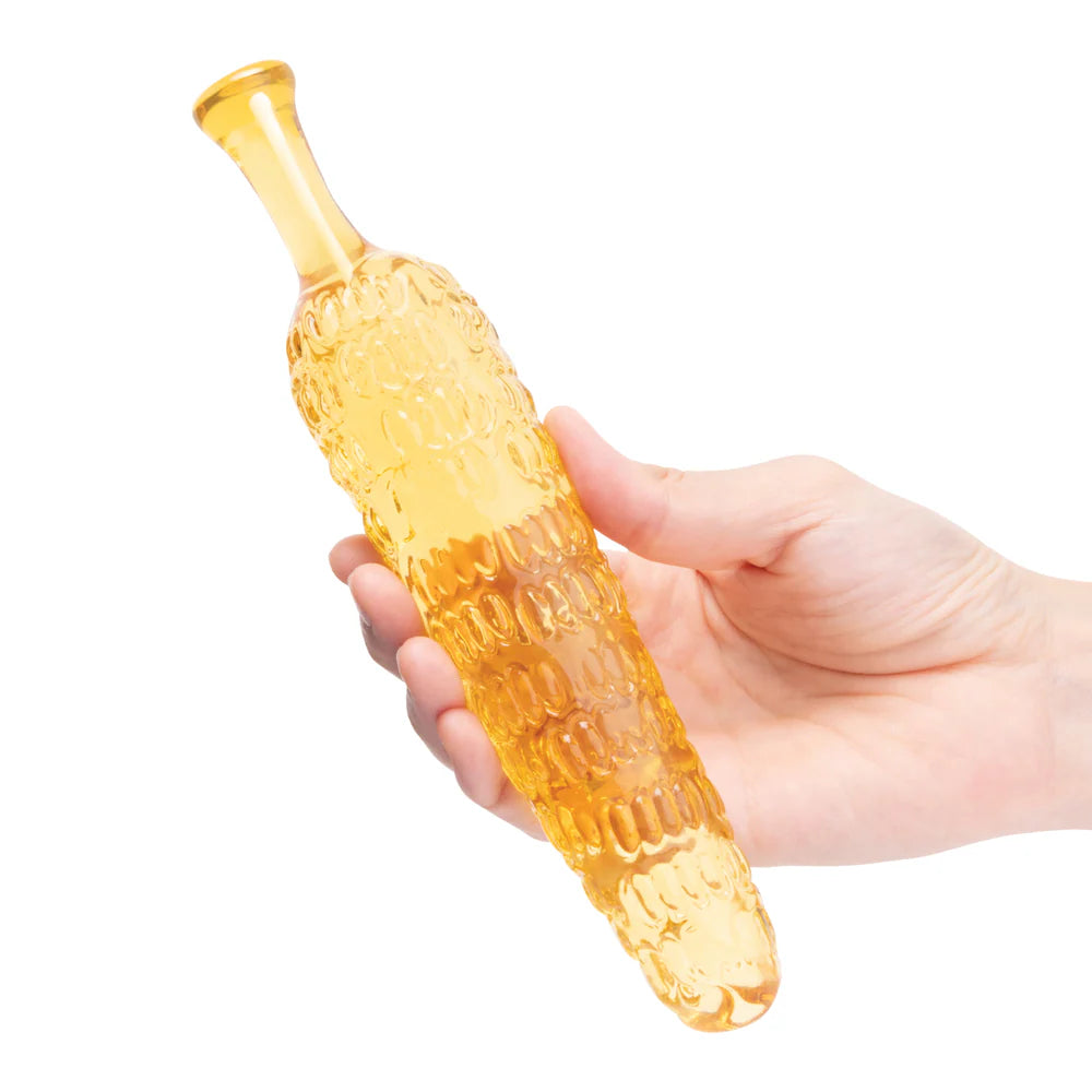 Glas Cornstar Corn Shaped Textured Glass Dildo