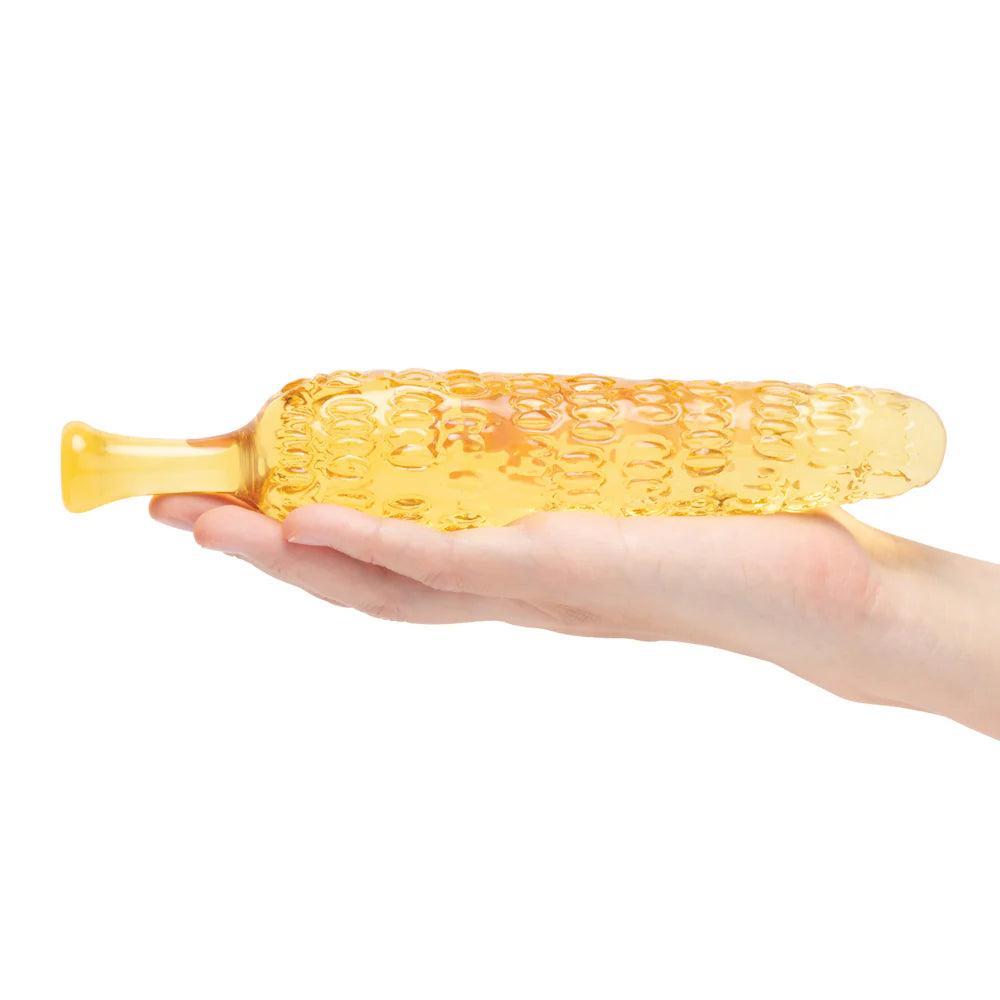 Glas Cornstar Corn Shaped Textured Glass Dildo