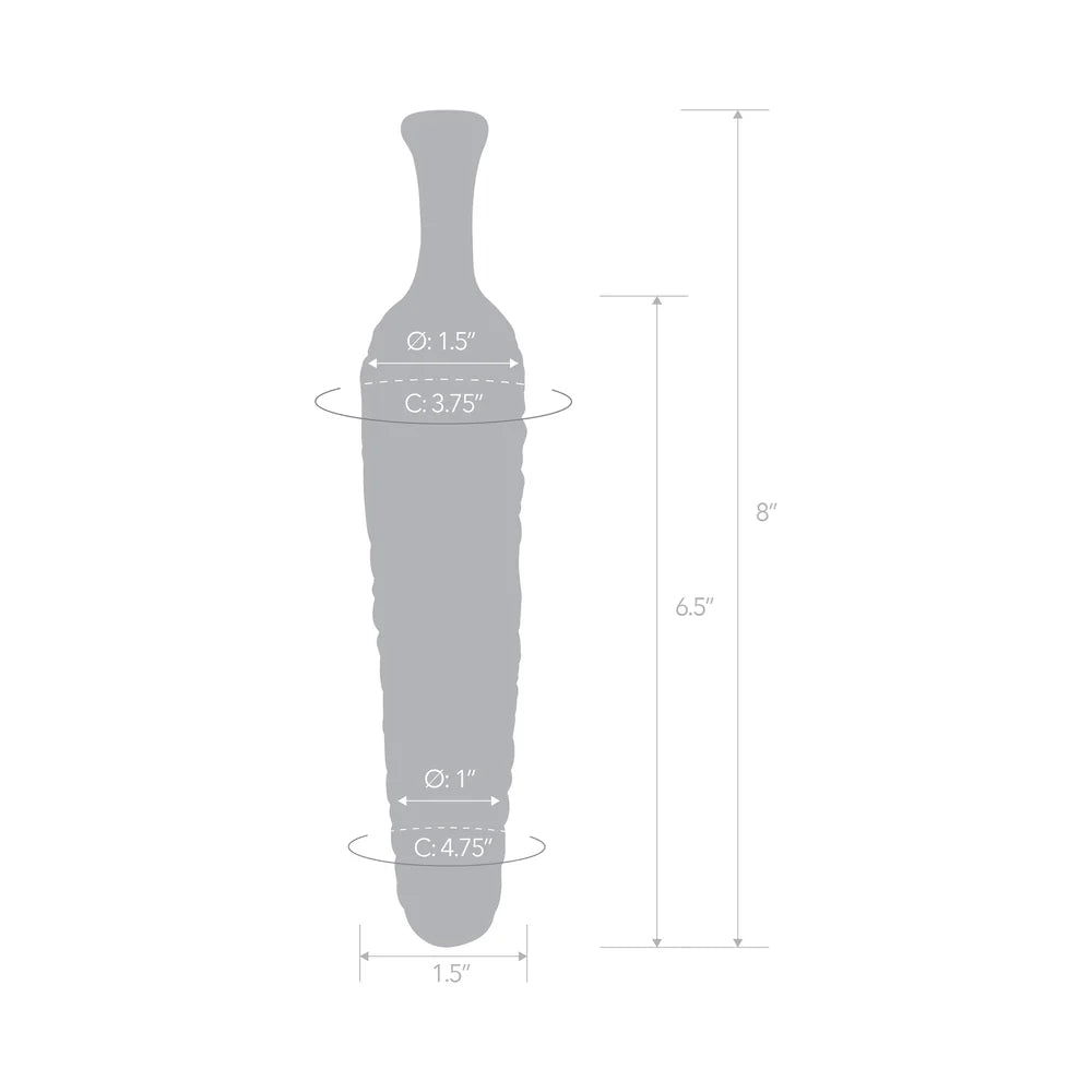 Glas Cornstar Corn Shaped Textured Glass Dildo