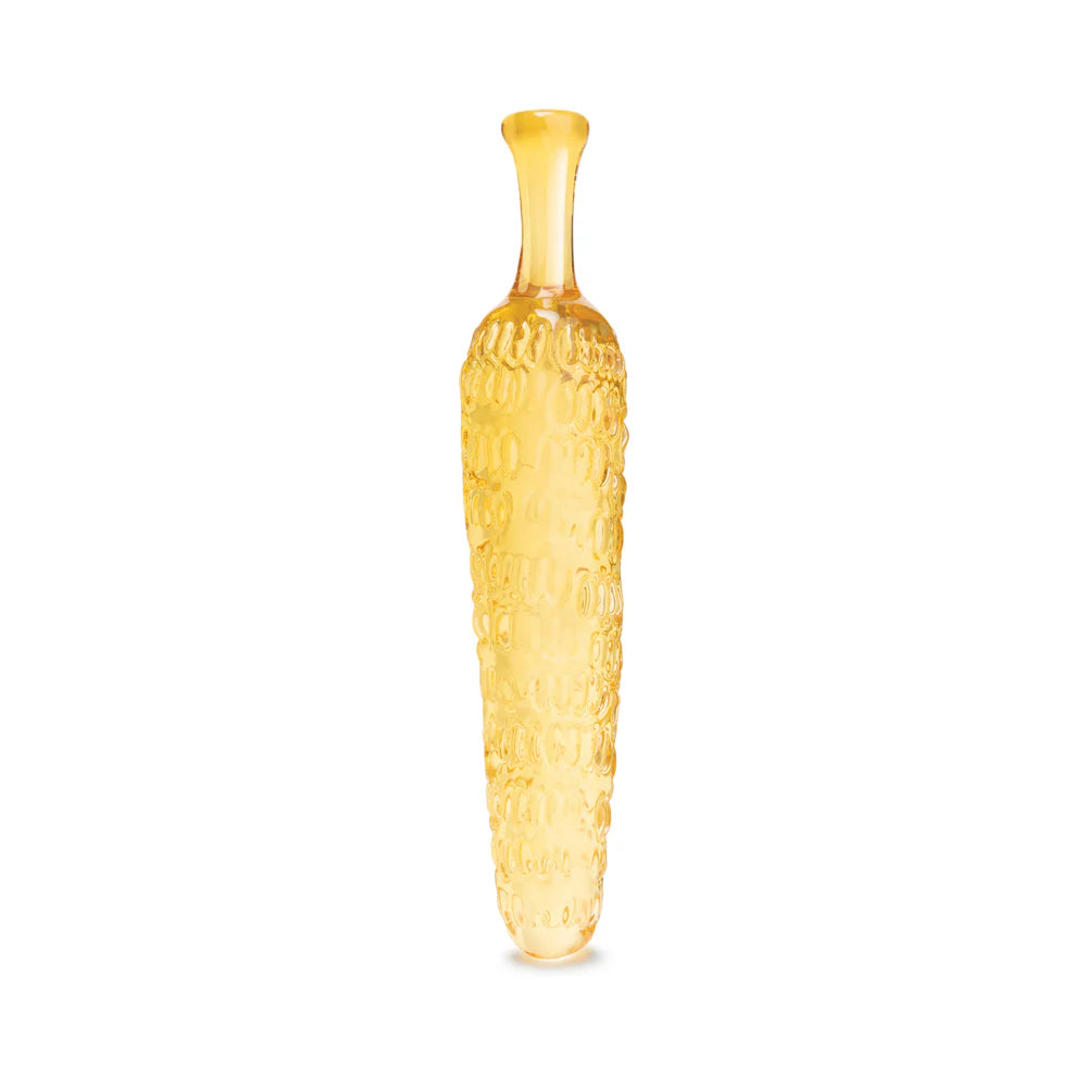 Glas Cornstar Corn Shaped Textured Glass Dildo