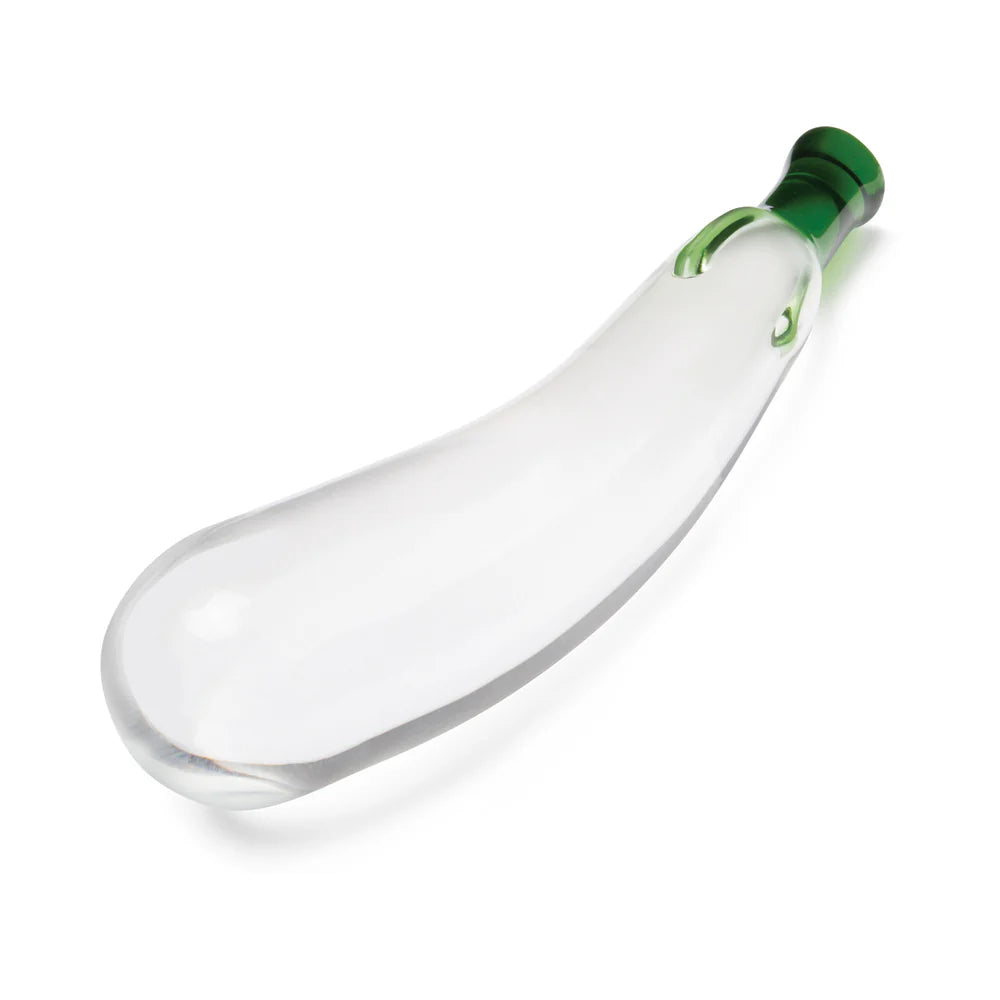 Glas Eggplant Ecstasy Vegetable Shaped Glass Dildo