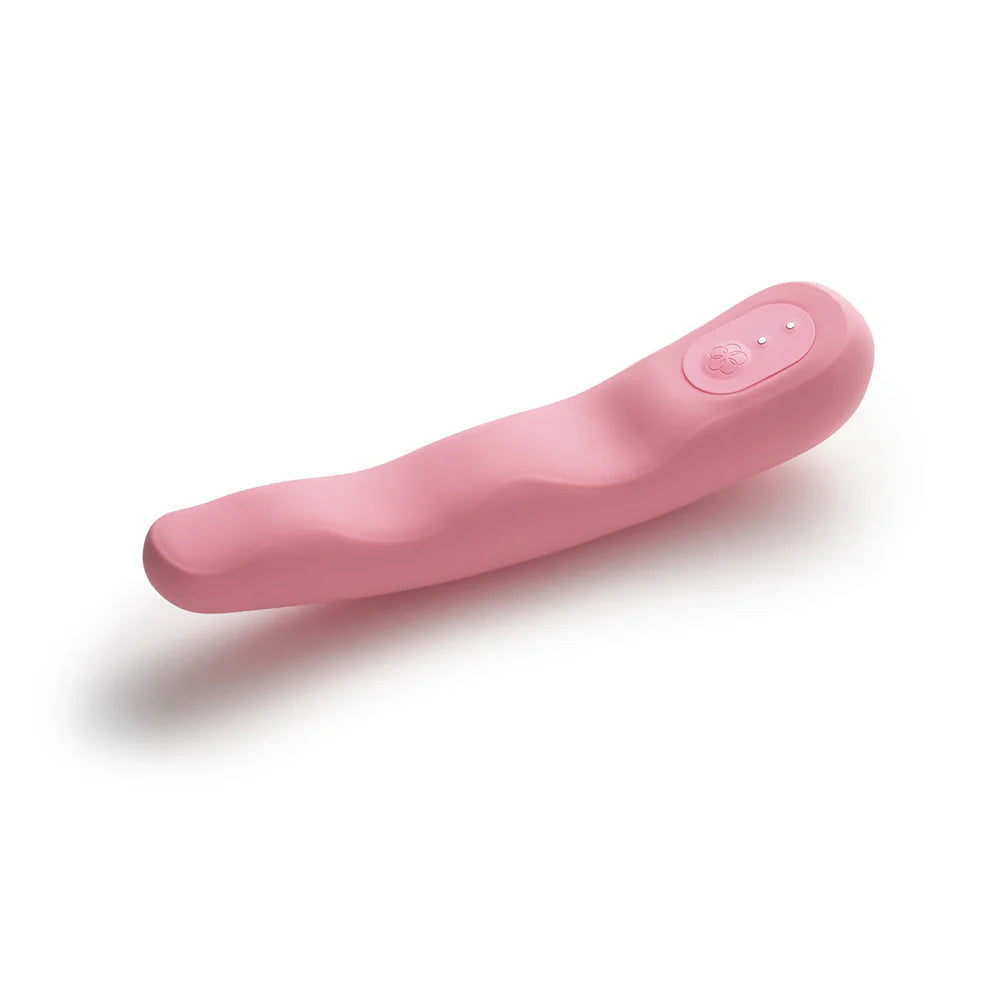 Iroha tsuki MINAMO NADESHIKO Flexible Tip Squishy Wave Texture Rechargeable Vibrator With Charging Case