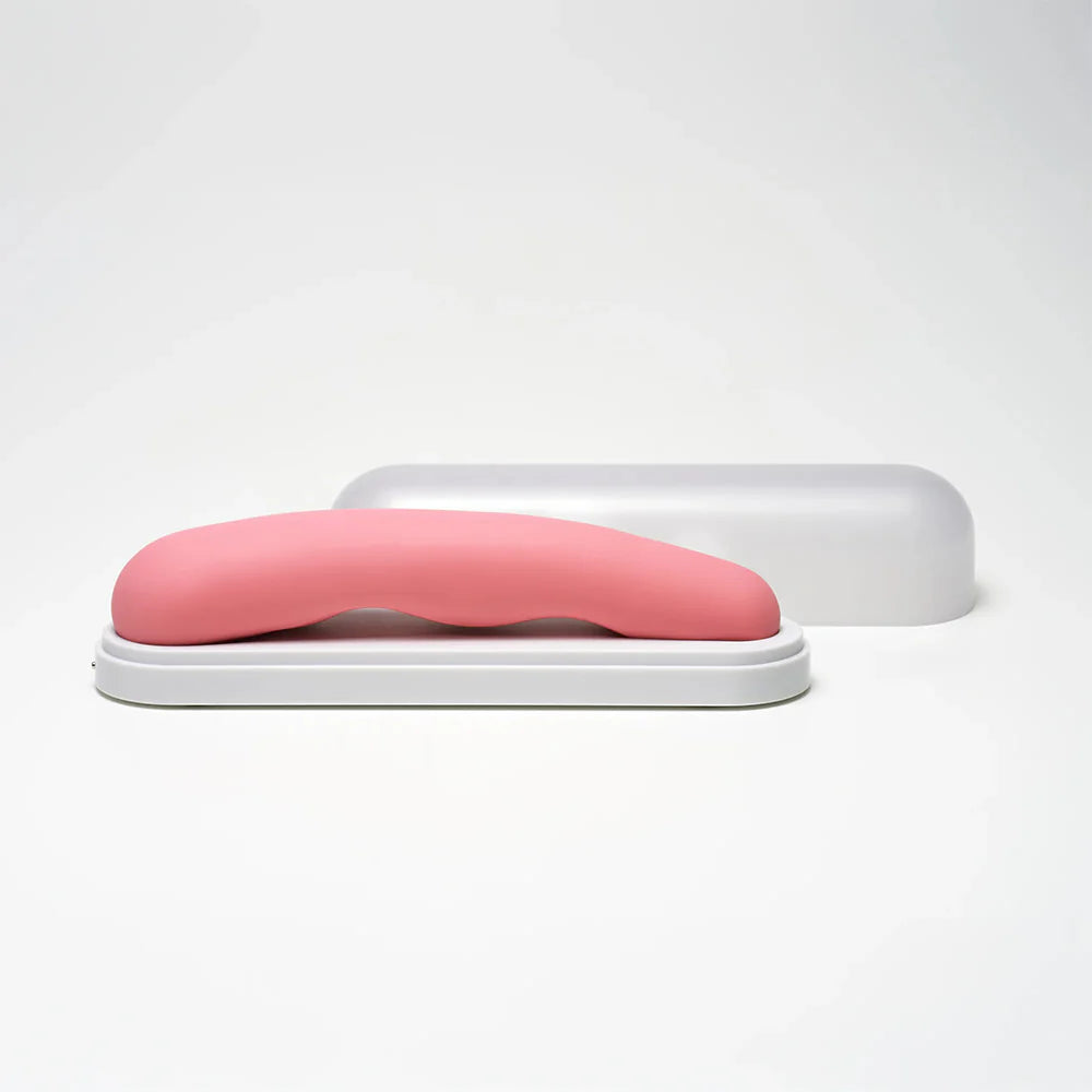 Iroha tsuki MINAMO NADESHIKO Flexible Tip Squishy Wave Texture Rechargeable Vibrator With Charging Case