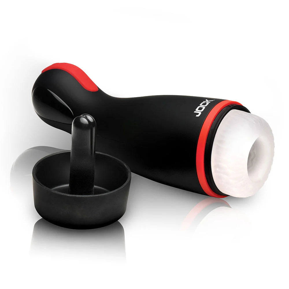 JOCK Advanced Blaze Vibrating, Sucking, & Warming Masturbator