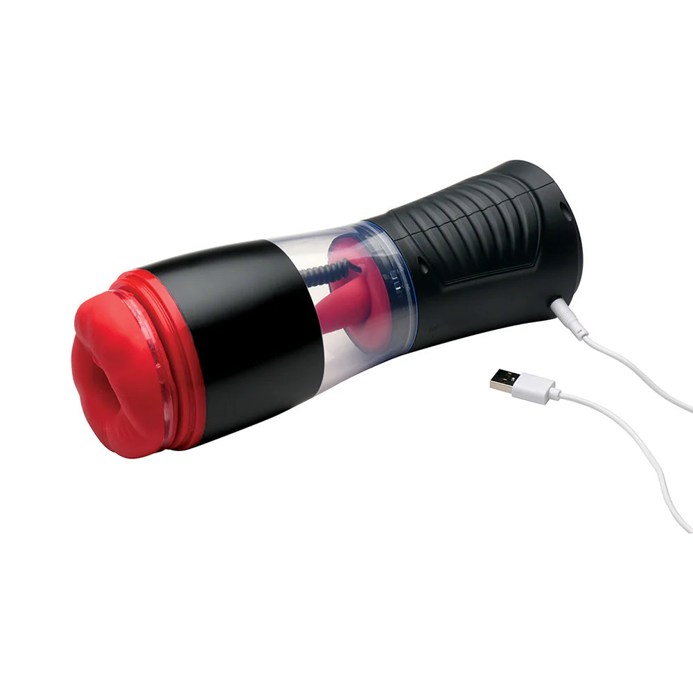 JOCK Advanced Blow Job Sucking, Licking, & Vibrating Masturbator