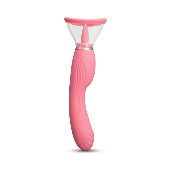 Le Wand Lick Rechargeable Dual Flicking Tongue Oral Sex Simulator & G-Spot Vibrator