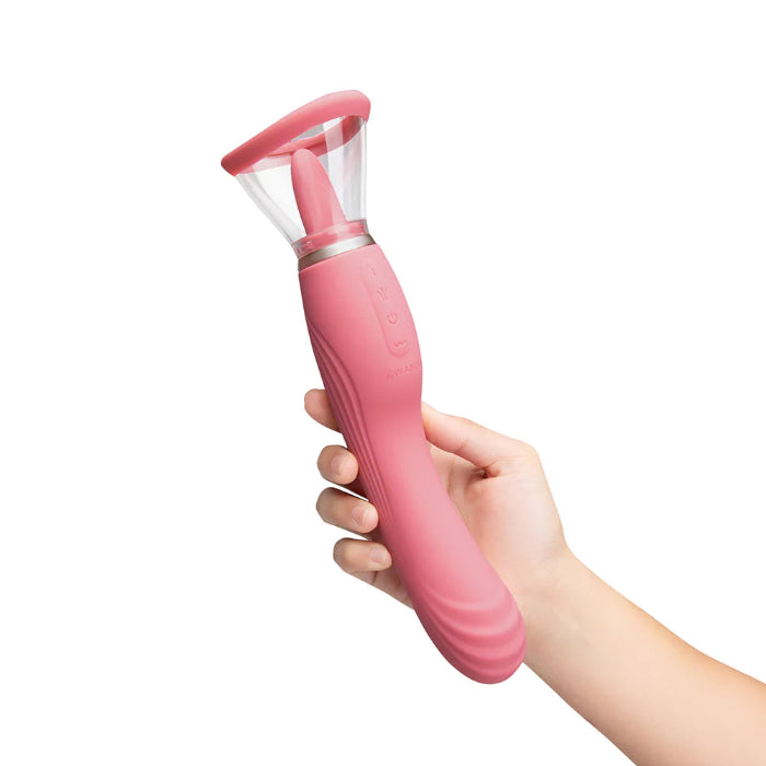 Le Wand Lick Rechargeable Dual Flicking Tongue Oral Sex Simulator & G-Spot Vibrator