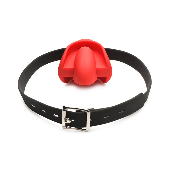 Master Series Extreme Mouthguard Shaped Silicone Gag with Locking Strap