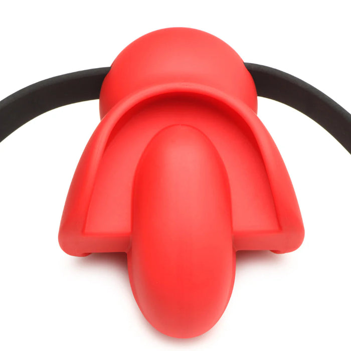 Master Series Extreme Mouthguard Shaped Silicone Gag with Locking Strap