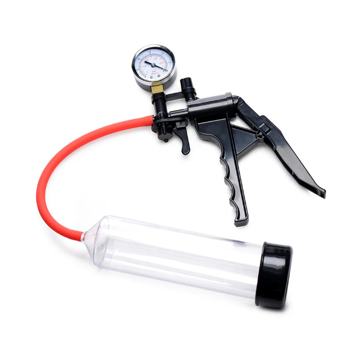 Master Series Penis Pump With Ergonomic Hand Pump And Pressure Gauge For Stronger Erections