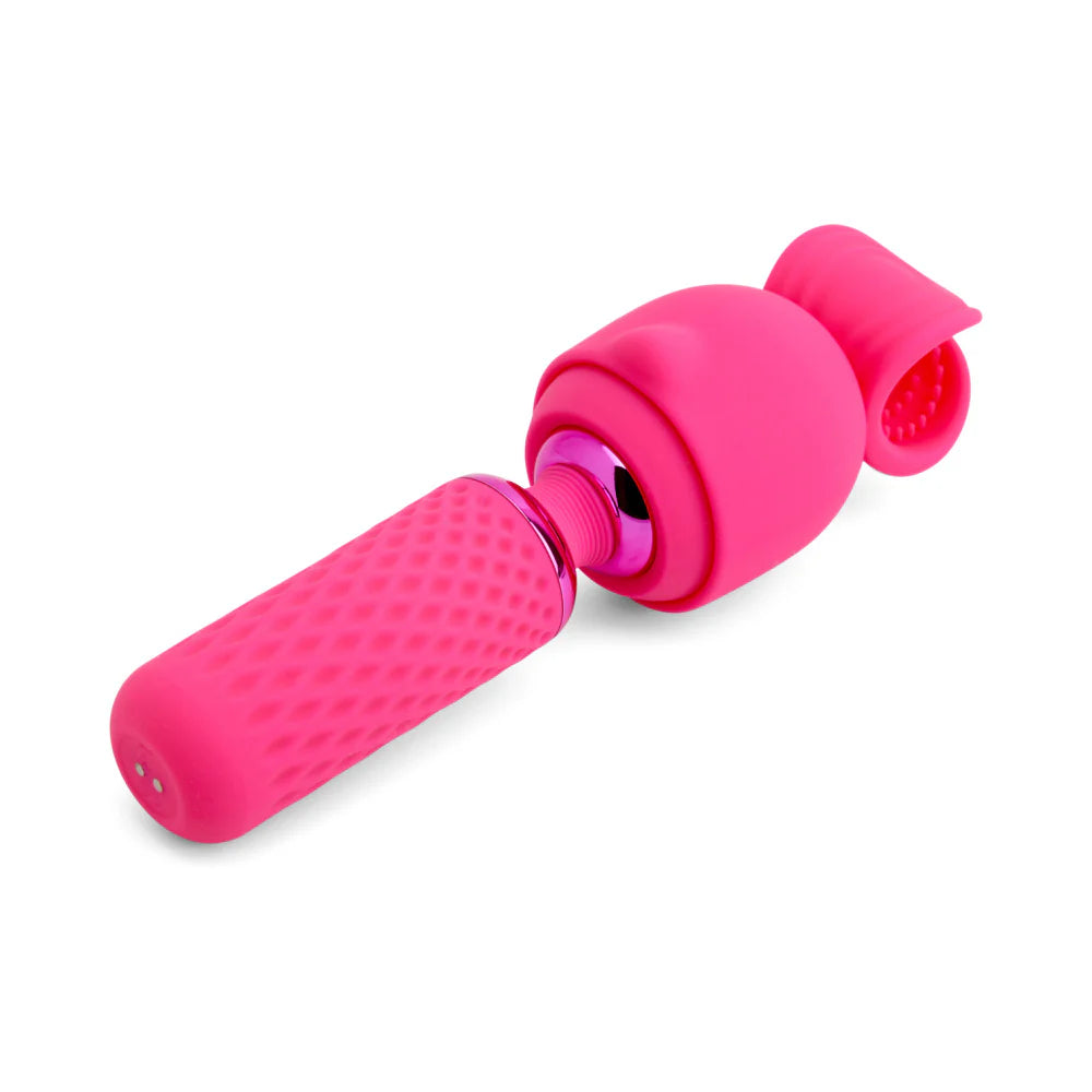 Nu Sensuelle Harlow Nubii Warming Rechargeable Mini Wand With Removable Masturbator