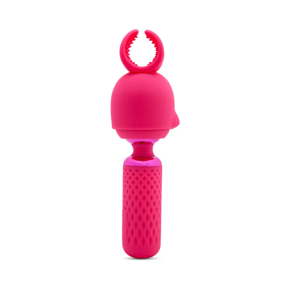Nu Sensuelle Harlow Nubii Warming Rechargeable Mini Wand With Removable Masturbator