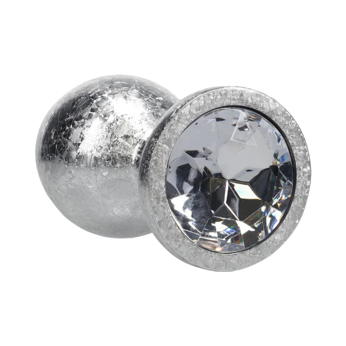Ouch! International New York Collection Metal 3 Piece Weighted Anal Plug Set With Gem