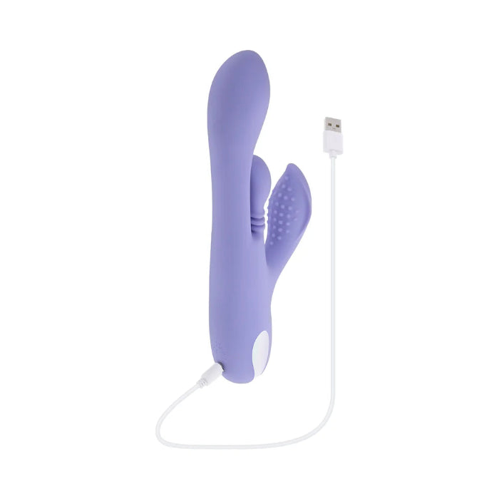 Playboy Nubbin Rubbin Rechargeable Dual Stimulator Vibrator With Circling Thrusting Vibrating G-Spot Stimulating Nub