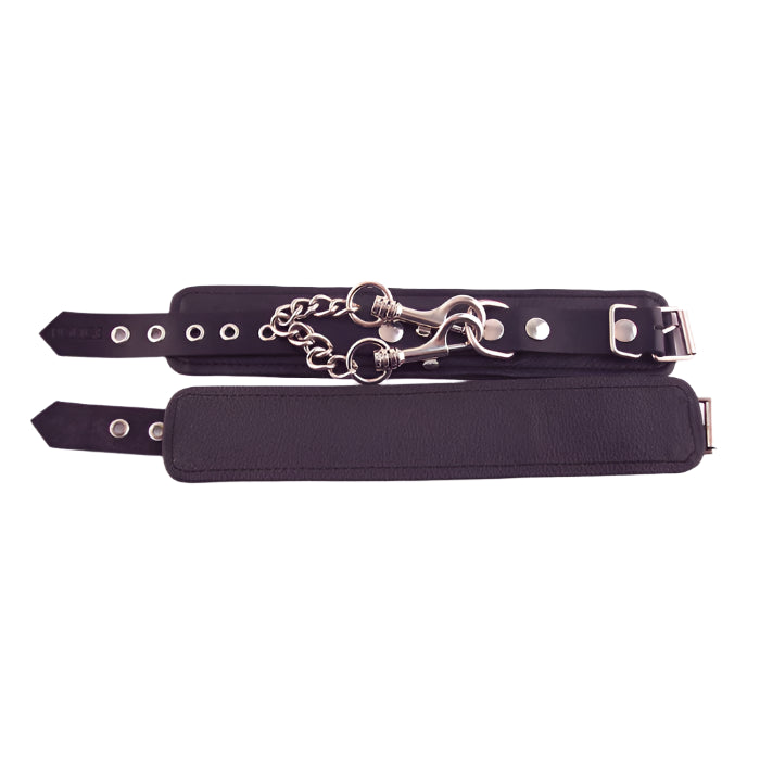 Rouge Leather Wrist Cuffs
