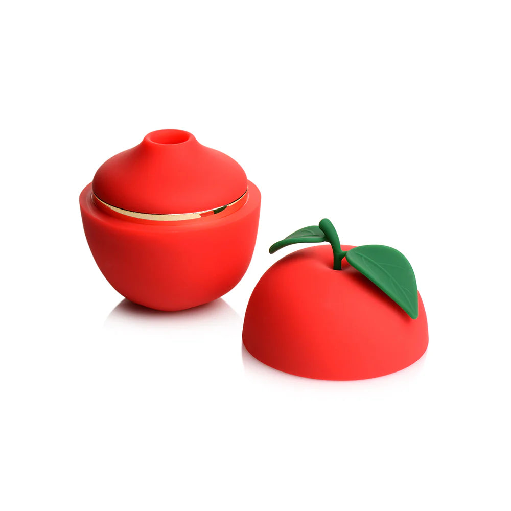 Shegasm 6X Forbidden Apple Silicone Sucking & Vibrating Stimulator