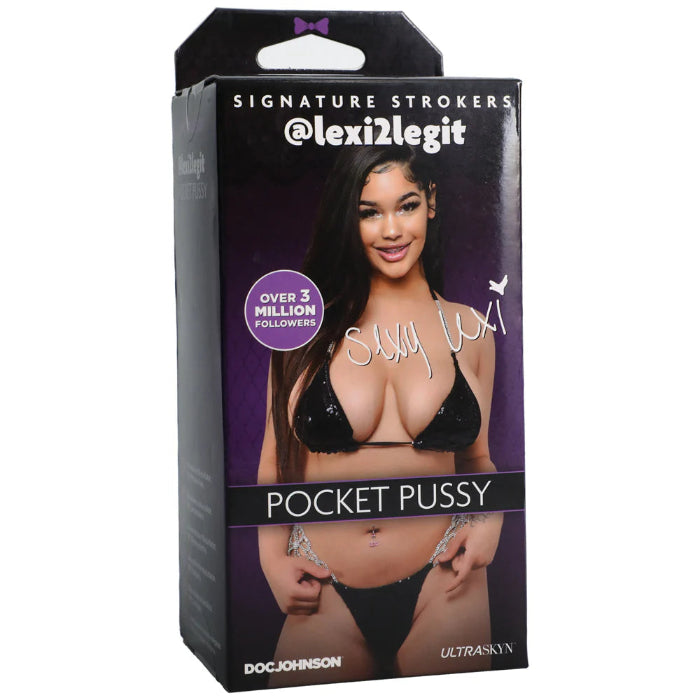 Signature Strokers Girls of Social Media @lexi2legit Realistic Molded Stroker