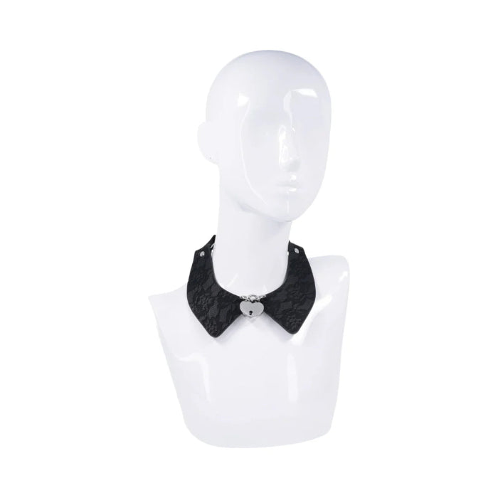 Sportsheets Sex & Mischief Heartbound Lace Lockable Adjustable Day Collar