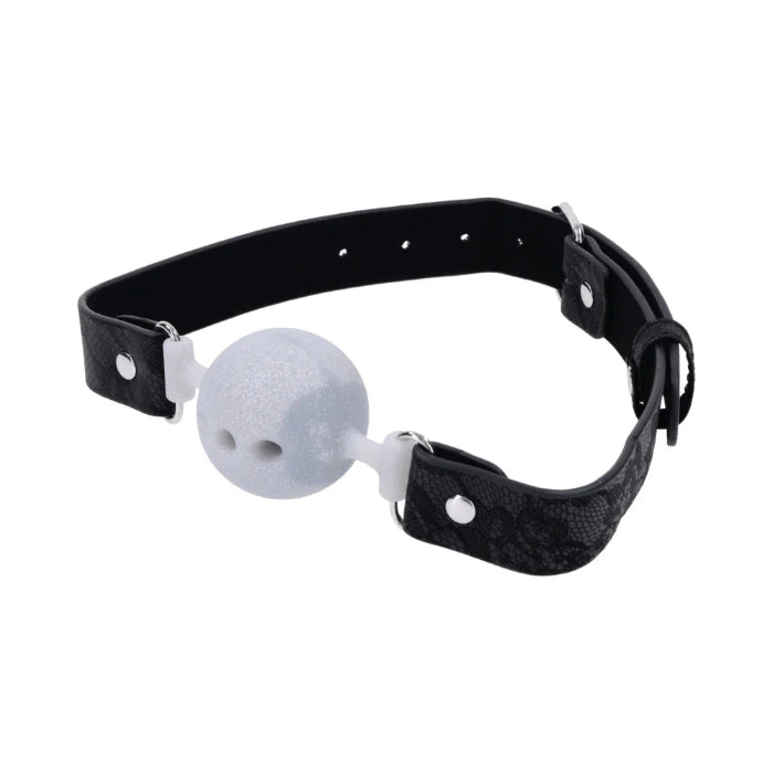 Sportsheets Sex & Mischief Lace Adjustable Silicone Breathable Ball Gag
