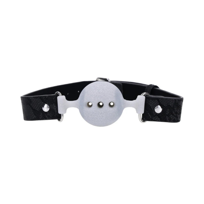 Sportsheets Sex & Mischief Lace Adjustable Silicone Breathable Ball Gag