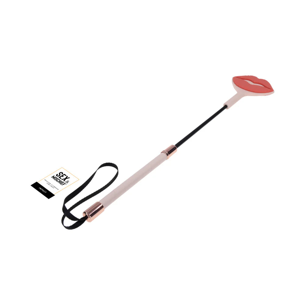 Sportsheets Sex & Mischief Peaches 'n CreaMe Kiss Impression Crop For Impact Play