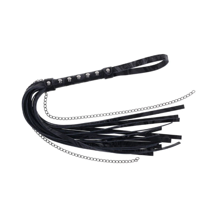 Sportsheets Velvet Noir Chain Flogger For Impact Play