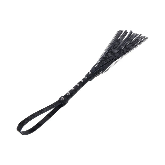 Sportsheets Velvet Noir Chain Flogger For Impact Play