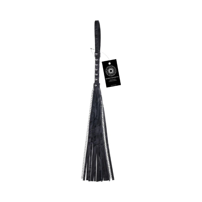 Sportsheets Velvet Noir Chain Flogger For Impact Play