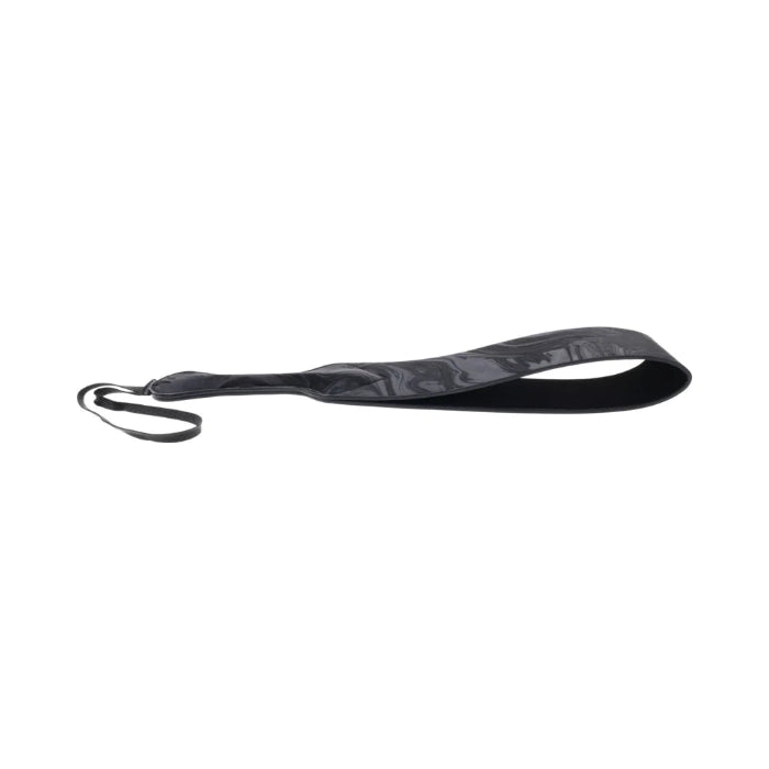 Sportsheets Velvet Noir Loop Paddle With Marbled Pattern