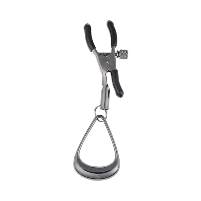 Sportsheets Velvet Noir Tuggable Adjustable Broad Tip Nipple Clamps