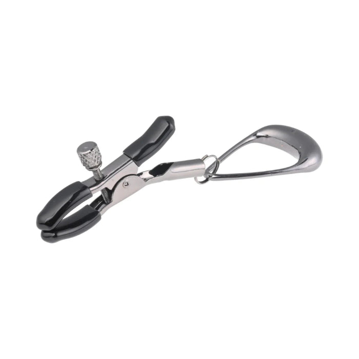 Sportsheets Velvet Noir Tuggable Adjustable Broad Tip Nipple Clamps