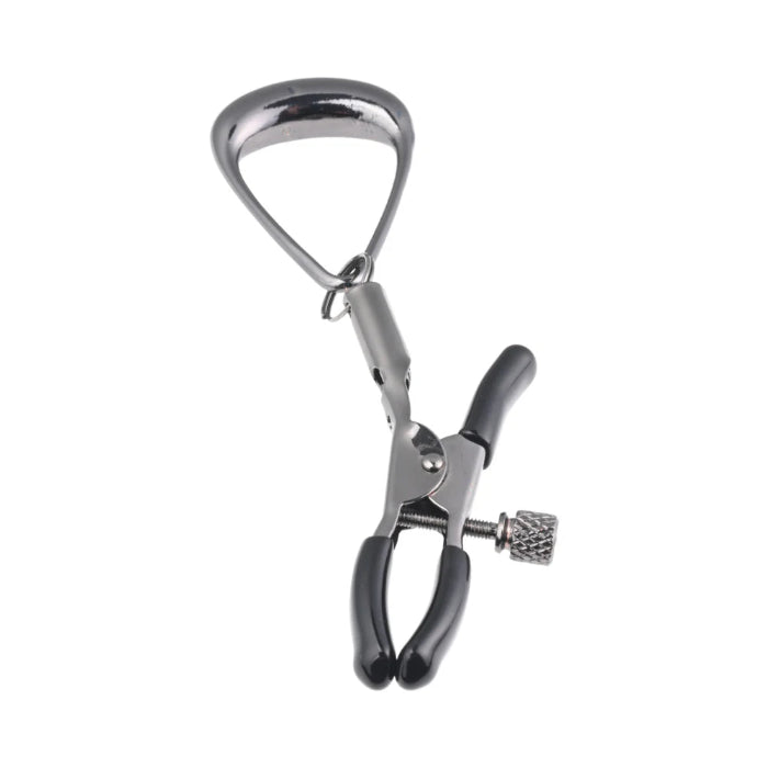 Sportsheets Velvet Noir Tuggable Adjustable Broad Tip Nipple Clamps