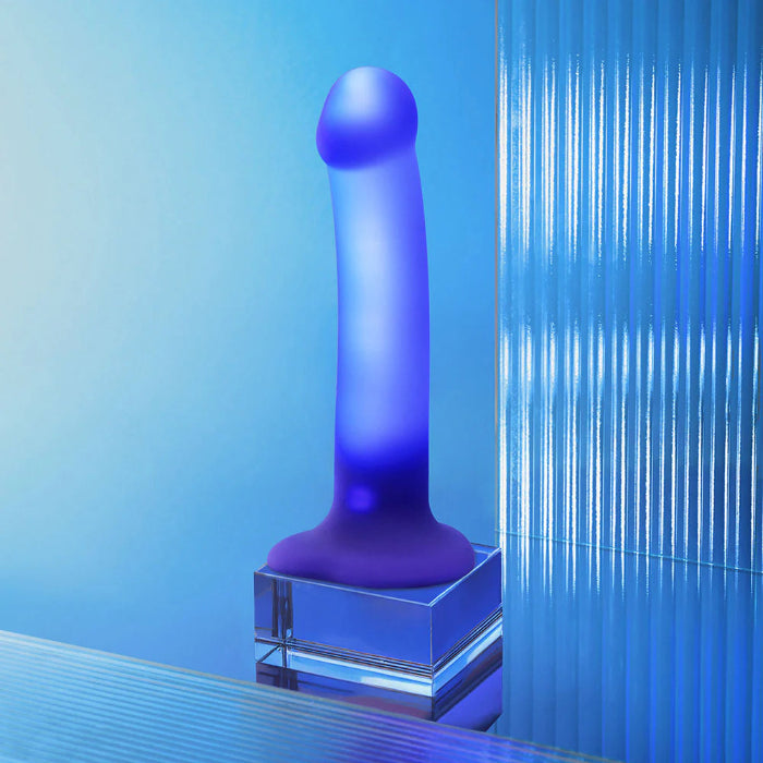 Strap-On-Me Glow-LED Rechargeable Light Up Flexible Soft Silicone Dildo