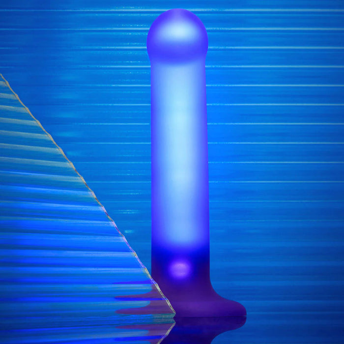 Strap-On-Me Glow-LED Rechargeable Light Up Flexible Soft Silicone Dildo