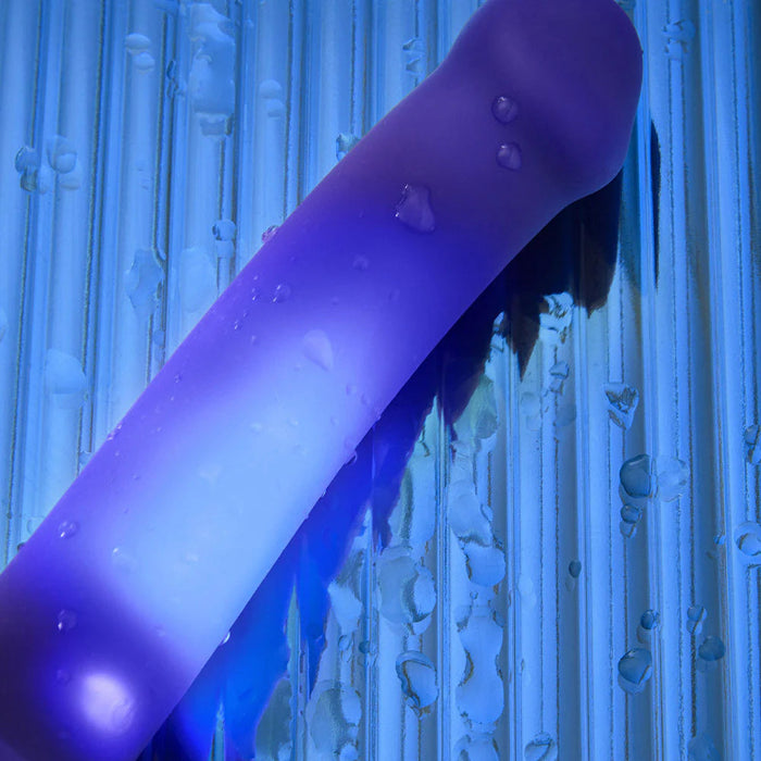 Strap-On-Me Glow-LED Rechargeable Light Up Flexible Soft Silicone Dildo