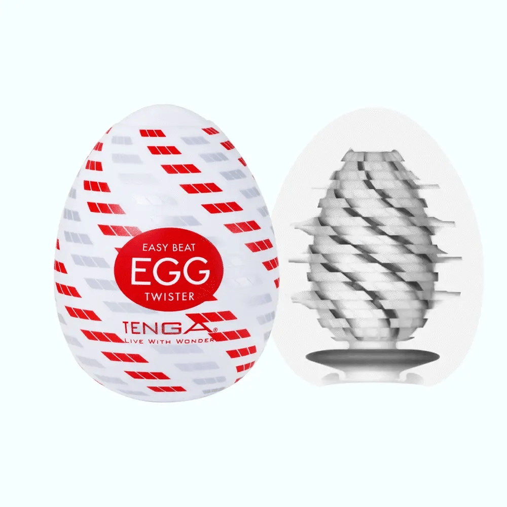 Tenga Egg Twister Texture Stretchy Disposable Travel Sized Masturbation Sleeve