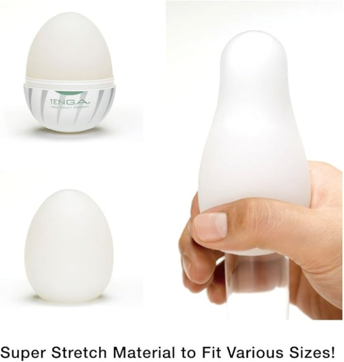 Tenga Egg Thunder Texture Stronger Stretchy Masturbation Sleeve GWP