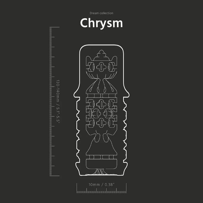 The Handy Dream Collection Chrysm Textured Sleeve To Simulate Anal Pleasure To Use Independently Or With The Handy