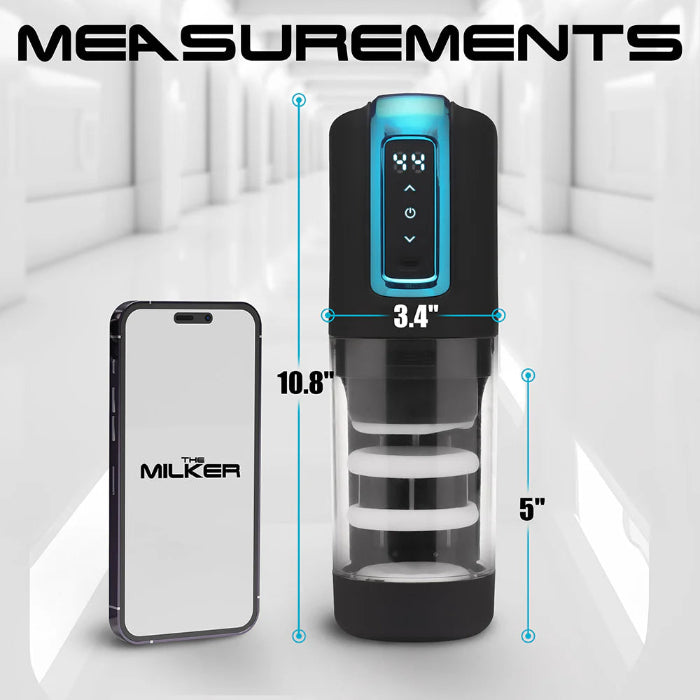 The Milker Thrusting & Rotating Rechargeable Masturbator