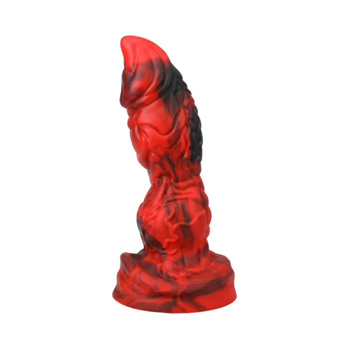 Vac-U-Lock x Fantasy Fuckers Red Raider Textured Fantasy Shaped Silicone Dildo