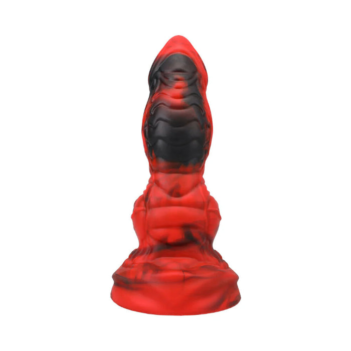 Vac-U-Lock x Fantasy Fuckers Red Raider Textured Fantasy Shaped Silicone Dildo